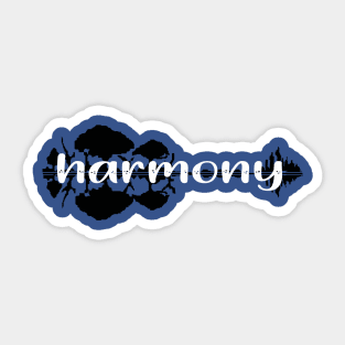 Guitar Shirts - Music Harmony Sticker